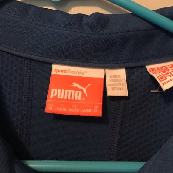 Puma Golf Polo Shirt Men’s XL Blue - Picture 3 of 6